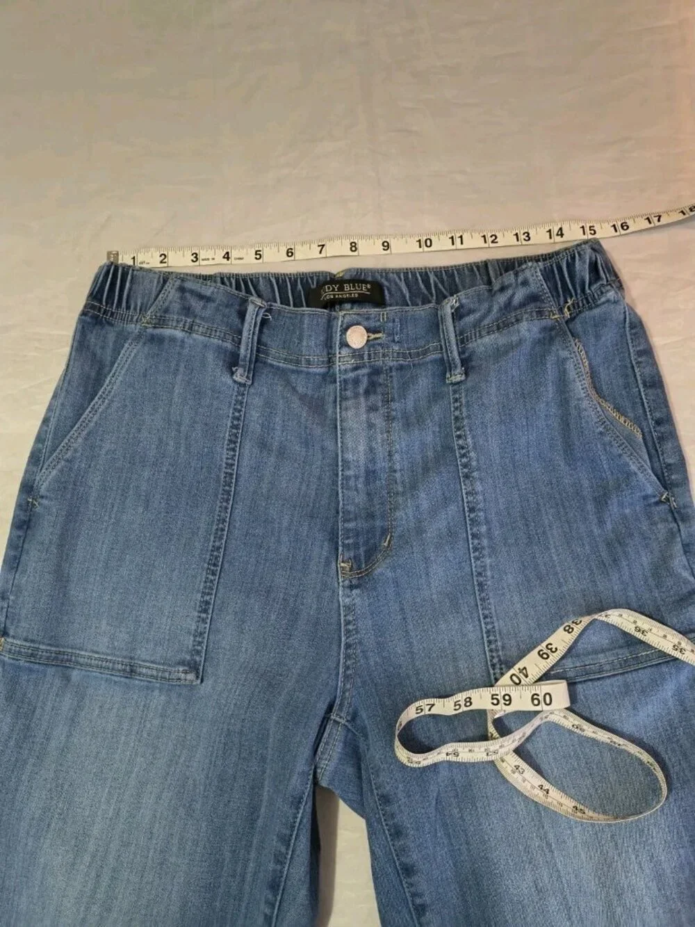 Judy Blue High Waisted Utility Blue Jeans Style #JB88496MD